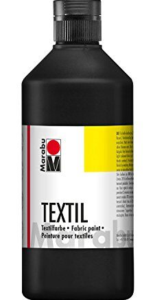 Marabu Farba do tkanin tekstylnych 500 ml - 073 czarna