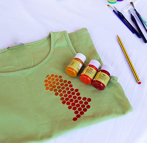 Nazca Colors Trwała i zmywalna farba do tekstyliów - Zestaw 16 kolorów - obrazek 6