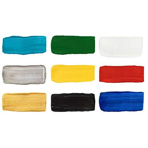 Nevskaya Palitra Textilfarbe Set | 9 x 20 ml | Stoffmalfarben waschfest | Qualität von Decola - obrazek 6