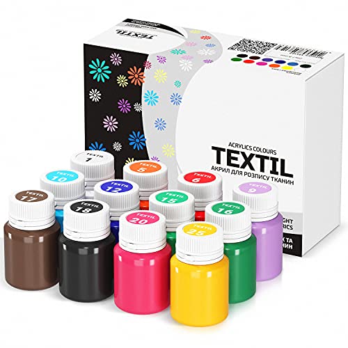 Farba do Tekstyliów 7 Artists Permanentna Farba do Tekstyliów 12x20ml