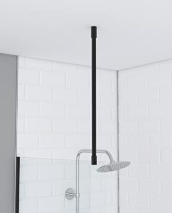 Deckenhalterung für Dusche, italienisch, lackiert, matt, 60 cm, zuschneidbar