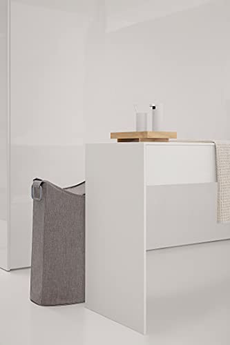 blomus -FRISCO- Wäschesammler Anthrazit, 65 Liter, mit zwei praktischen Tragegriffen, hochwertige Kunstfaser, trendiges Design, moderner Wäschekorb (H / B / T: 70 x 45 x 28 cm, Anthrazit, 65384) - obrazek 5