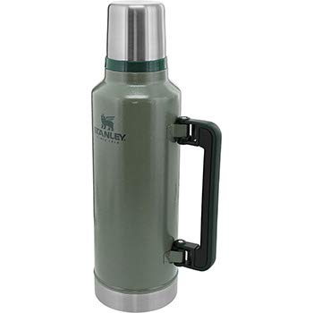 Stanley Classic Legendary Thermosflasche 1.9L Hammertone Green - Edelstahl Thermoskanne - BPA-frei - Thermos Hält 45 Stunden Heiß - Deckel Fungiert Auch als Trinkbecher - Spülmaschinenfest - obrazek 8