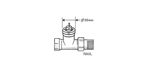 Danfoss RA/VL-Fühler, RA 2950, Gas, Fühler, Typ: Eingebauter Fühler, 5 °C - 26 °C, RAVL - obrazek 5