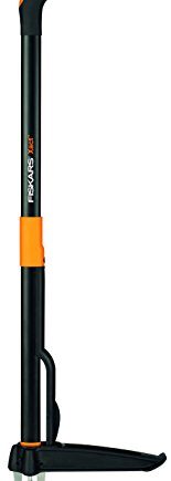 Fiskars Unkrautstecher, Länge: 1 m, Rostfreie Stahl-Arme/Kunststoff-Griff, Schwarz/Orange, Xact, 1020126