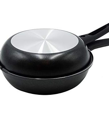 Pentole Agnelli Miniofen doppelte Aluminium Antihaft mit Griffe aus Bakelit 28 cm