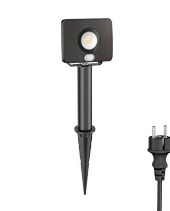 ledscom.de Reflektor ogrodowy LED Wega z kolcem uziemiającym i podstaw
