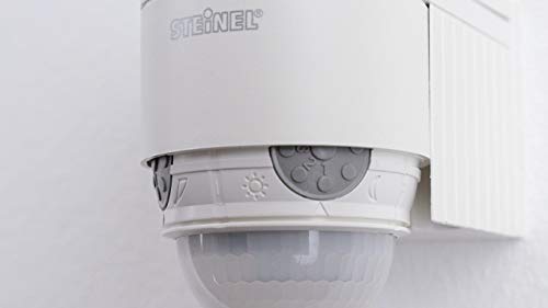 Steinel Bewegungsmelder IS 240 DUO weiß, 240° Bewegungssensor, 12 m Reichweite, Innen und Außen, inkl. Eckwandhalter - obrazek 2