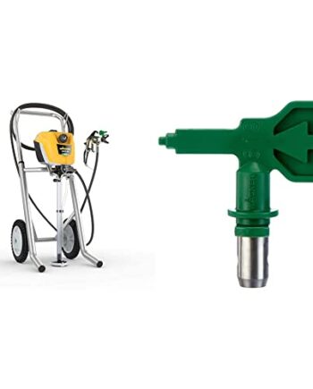 WAGNER Airless Farbsprühsystem Control Pro 350 M, Schlauch 15 m & Control Pro HEA Düse 619 für Control Pro Airless Farbsprühsysteme für Latexfarben, Dispersionen, Rostschutzfarben, grün