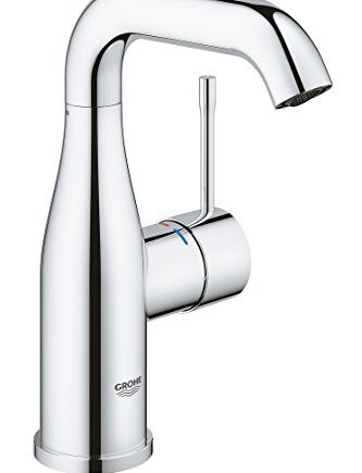 GROHE Essence | Badarmatur - Waschtischarmatur | glatter Körper, M-Size | 23463001, Chrom