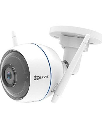EZVIZ WLAN IP Kamera, Überwachungskamera mit Sirene sowie Licht Alarm, 1080p Außenkamera mit Zwei-Wege-Audio und Aktive Verteidigung, Wetterfest und Kompatibel mit Alexa, ezTube 1080p