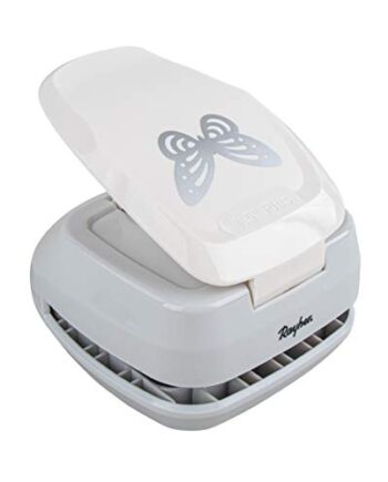 Rayher Hobby 69075000 Silhouetten-Stanzer, Schmetterling, 4,6 x 3cm, geeignet für Papier/Karton bis zu 200g/m²