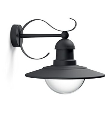 Philips Topiary Kinkiet Zewnętrzny, Aluminium, Czarny, 35 x 30 x 29 cm