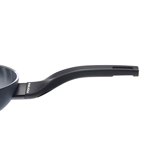 Moneta Aria Finegres 5 STK Set: Bratpfanne 20-24cm, Stieltopf 16cm, Kochtopf mit Glasdeckel 20cm, Aluminium, Grau, 16 cm - obrazek 8