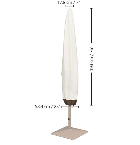 Amazon Basics Grillabdeckung, Gurte mit Click-Verschluss, Gr. M & Abdeckung für Sonnenschirm - obrazek 3