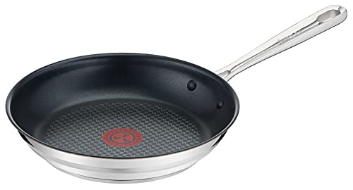 Tefal Jamie Oliver Brushed 3-teiligiges Pfannenset E011S3 | Bestehend aus Pfanne 20 cm (E85602), Pfanne 24 cm (E85604) und Pfanne 28 cm (E85606) | Alle Herdarten, auch Induktion | Edelstahl - obrazek 5