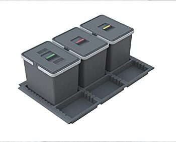 ELLETIPI ptc28 08050 1 F C10 PPV Mülleimer Mülltrennung mit Schublade