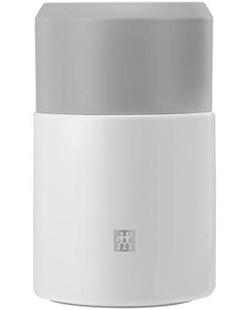 Zwilling 1003109 Thermo Speisebehälter, Integrierte Schüssel, Doppelwandisolierung, Inklusive Löffel, 700 ml, Höhe: 17 cm, Weiß, 10 cm x 17 cm,