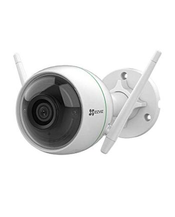 EZVIZ C3WN Überwachungskamera Aussen 1080P WLAN IP Kamera mit 30m Nachtsicht, Bewegungserkennung, IP66 Wasserdicht, Unterstützt bis zu 256G SD-Karte, Kompatibel mit Alexa, Google Home, IFTTT
