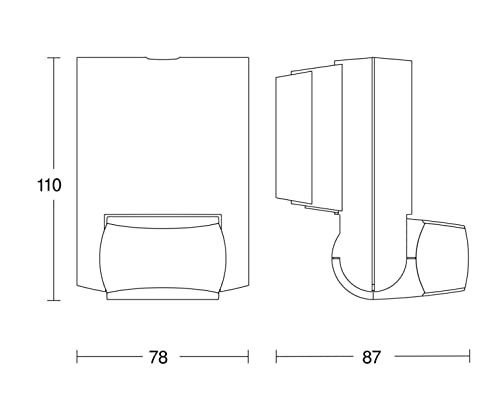 Steinel Czujnik ruchu IS 130-2 czarny, czujnik ruchu 130°, zasięg 12 m - obrazek 2