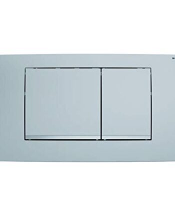 Geberit Betätigungsplatte Twinline 30 (für 2-Mengen Spülungen, Betätigung von vorne, Platte + Tasten chrom matt, Designstreifen glanz verchromt) 115899KN1