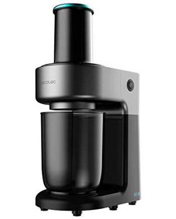 Cecotec Spirilizer SpiralChef 400. 80 W, 4 Edelstahlklingen unterschiedlicher Größe, 1 l Behälter, breiter Einlasskanal, abnehmbare Teile und spülmaschinenfest