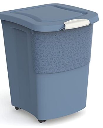 Rotho Archie Tierfutterbehälter 38l mit Deckel, Kunststoff (PP) BPA-frei, mehrfarbig, (41 x 37 x 50 cm)