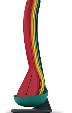 Joseph Joseph Nest Plus - 5-teiliges Küchenutensilien-Set mit magnetischem Ständer - mehrfarbig