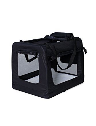 lionto Składany transporter dla psa do podróży i samochodu, 60x42x44 c