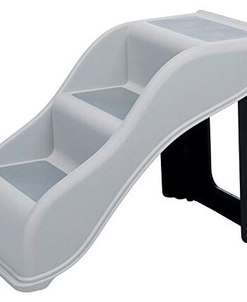 TRIXIE 39475 TREPPE, KUNSTSTOFF, 34 × 39 × 54 CM, HELLGRAU