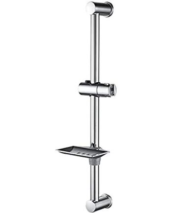 Ibergrif M20802 Uniwersalny prysznic z koszem, Chrome, 600 mm, plastik