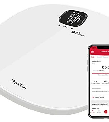 Terraillon, Master FORM, Waage mit WLAN, Berechnung von Gewicht und BMI, bis zu 8 Personen gleichzeitig.