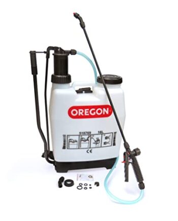 Oregon 518769 Plecak ciśnieniowy ogrodowy/opryskiwacz do usuwania chwa
