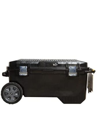 Stanley FatMax Mobile Montagebox ZollStructural Foam Zoll (113 Liter Ladevolumen, Schwerlasträder, Metallschließen) 1-94-850