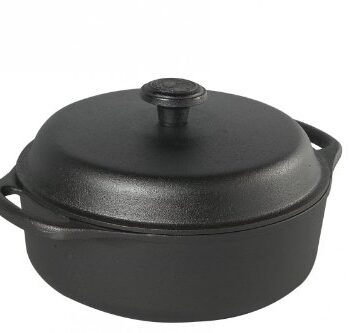 SKEPPSHULT Bräter, Gusseisen, Schwarz, 3 L