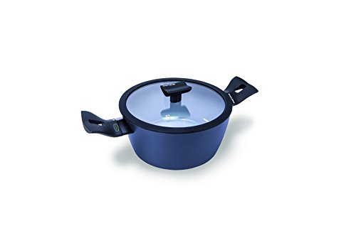 Moneta Aria Finegres 5 STK Set: Bratpfanne 20-24cm, Stieltopf 16cm, Kochtopf mit Glasdeckel 20cm, Aluminium, Grau, 16 cm - obrazek 11