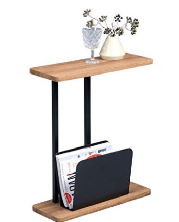 HomeTrends4You Alpha Beistelltisch, MDF, braun, 50x60x20