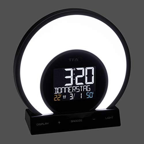 TFA Dostmann budzik świetlny Soluna 60.2026.01, zachód słońca, 5 trybó - obrazek 2