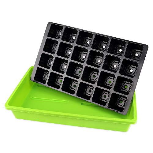 Schramm® Zimmergewächshaus Anzuchtkasten 1, 2 oder 3 Stück 38 x24 x18 cm Mini Gewächshaus Anzuchtset Anzucht Set Treibhaus Anzuchtschale mit Deckel und Belüftung, Größe:2 Stück - obrazek 4