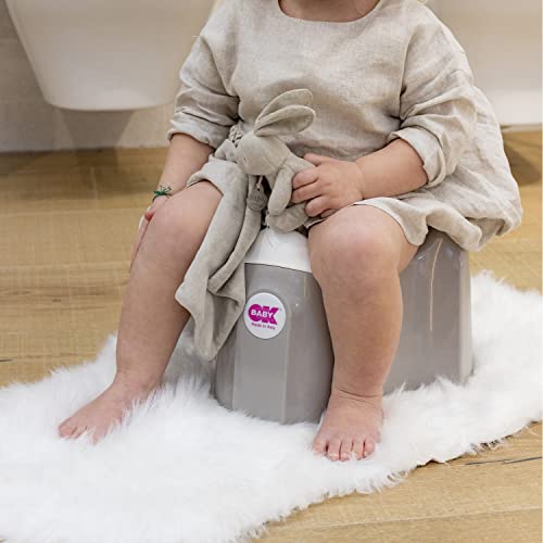 OK Baby N38912035X Pasha - das futuristische Töpfchen für entspannte Geschäfte, hellgrau - obrazek 2