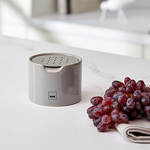 Kela 11901 Pułapka na muchy owocowe, pojemnik ceramiczny, pokrywka ze - obrazek 2