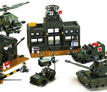 Sluban M38-B7100 - zestaw budowlany - wojsko - kwatera główna / 3+ lat