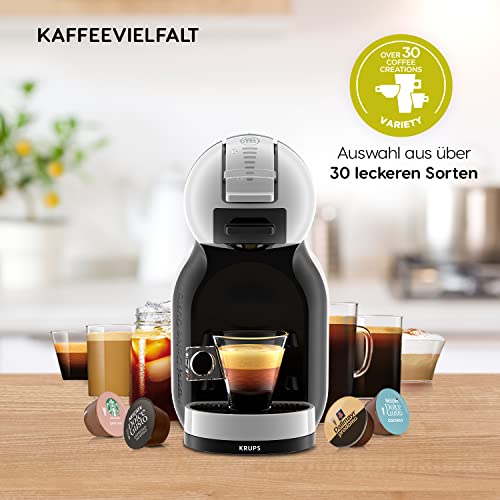 Krups KP123B Dolce Gusto Maschine Mini Me | Kaffeekapselmaschine | über 30 verschiedene Getränke vollautomatisch | Heiß- und Kaltfunktion | 1500 Watt | Artic-Grey/schwarz - obrazek 8