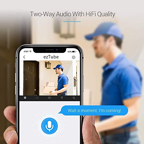 EZVIZ WLAN IP Kamera, Überwachungskamera mit Sirene sowie Licht Alarm, 1080p Außenkamera mit Zwei-Wege-Audio und Aktive Verteidigung, Wetterfest und Kompatibel mit Alexa, ezTube 1080p - obrazek 7