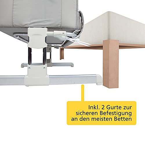 Safety 1st Beistellbett Calidoo, höhenverstellbares Babybett, gemütlich und weich gepolstert, das Beistellbettchen ist nutzbar ab der Geburt bis max. 9 kg, warm grey - obrazek 4