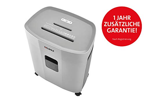 Dahle PaperSAFE PS 240 Aktenvernichter (10 Blatt, Sicherheitsstufe P4, Partikelschnitt, öl- und wartungsfrei, 25 Liter) grau - obrazek 6