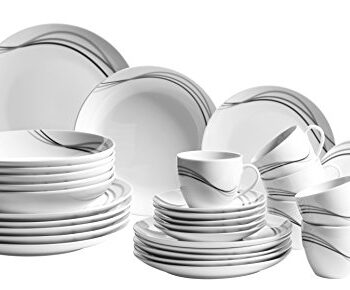 Mäser Kombiservice, Porzellan TAJO, Weiß, 40 x 60 x 40 cm