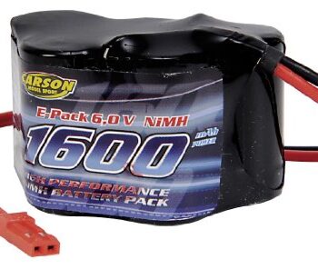 Carson 500608104 - Akku Pack Empfänger, 6 V/1600 mAh NiMH