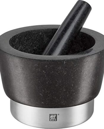 Zwilling Spices Mörser mit Stößel, ƒËœ 11 cm, Granit, Schwarz, 15 cm