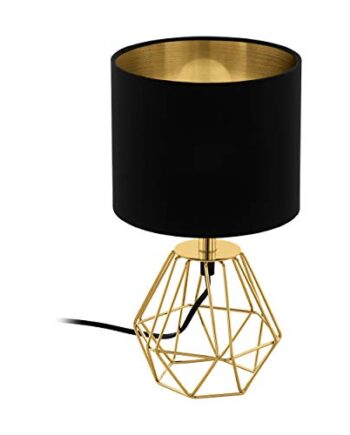 EGLO Lampa stołowa CARLTON 2, 1-ogniskowa oprawa stołowa w stylu vinta